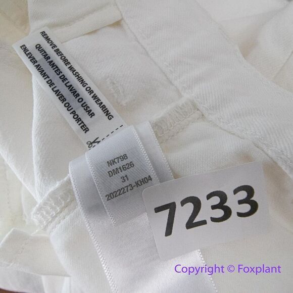 NEW Madewell The Harlow Wide-Leg Jean in Tile‎ White, 31 - Picture 15 of 15